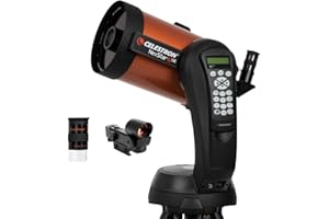 Celestron 11068 NexStar 6SE Computerised Schmidt-Cassegrain Telescope with Advanced GPS, Astroimaging and AutoAlign Features, Black/Orange