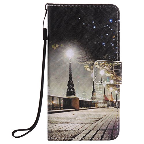 Feeltech HUAWEI P9 Lite Hülle PU-Leder und Brieftasche Bunte Muster Fall mit Magnetverschluss, Hybrid-Kickstand mit Stand-Funktion, schlagen Sie schützende weiche TPU Stoßstangenabdeckung und Kreditkartenhalter für HUAWEI P9 Lite Handgelenk Bügel-Buch-Art-Geldbeutel-Tasche mit 2 In 1 Berühren Sie Stift – London - 2