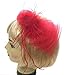 Produktbild Haar Fascinator Kaskade von Fascinator dünner in rot mit einem Swirl UND Schwimmende Federn für besondere Ausflüge