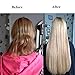 10"-22" 70g-110g Clip in 100% Remy Human Hair Extensions Blonde Full Head Real Straight 8 Pieces Standard Weft (10"-70g, #60 Platinum Blonde)