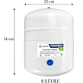 As Water Su Arıtma Cihazı &Ccedil;elik Su Tankı 2.2 Galon 8lt Tank