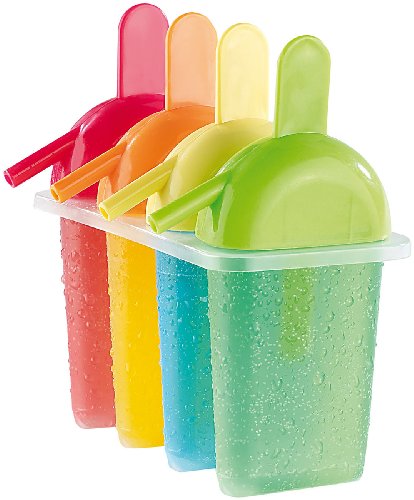 Rosenstein & Söhne Form für selbstgemachtes Eis am Stiel mit Trinkhalm - 2