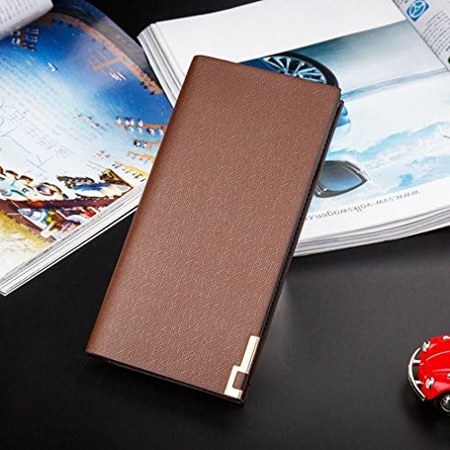 A wallet Fashion Men'S Creative Wallets Handbags Packs Men'S Long Wallets Wallet,Brown