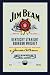 Produktbild Empireposter - Jim Beam - Whiskey - Größe (cm), ca. 20x30 - Bedruckter Spiegel Bedruckter Wandspiegel mit schwarzem Kunststoffrahmen in Holzoptik