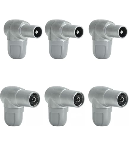 10 Pezzi Adattatori TV Tipo F A RF - Convertitore Coassiale Per Antenna E Cavi - Foto 8