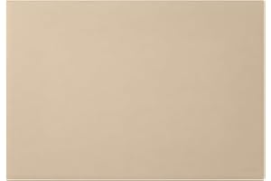 Eglooh - Mercurio - Sous main Bureau en Cuir Beige cm 80x50 - Coutures Artisanales et Fond Antidérapant - Made in Italy