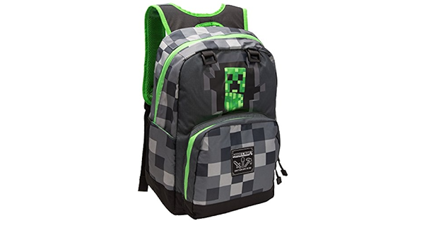 minecraft creepy creeper backpack
