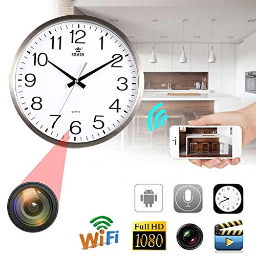 Juan Spy Hidden Wall Clock Camera 1080p Wifi Motion Detection