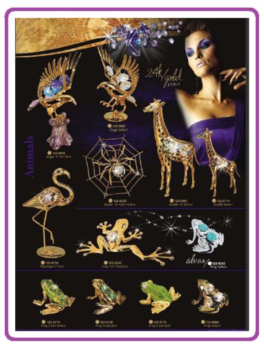 Swarovski® Components – CRYSTAL TEMPTATIONS – Wikingerschiff / Schiff in Gold mit klaren Steinen – Swarovski Kristalle – 24 Karat Gold-plattiert – anlaufgeschützt – Abmessung: 10 cm x 11.5 cm – Das ideale Geschenk zur Geburt, Taufe, Kommunion, Konfirmation, Geburtstag, Namenstag, Valentinstag, Hochzeitstag, Ostern, Weihnachten – Für Kinder, Freundin, Frau, Mutter – Als Mitbringsel, Aufmerksamkeit, Überraschung, Dankeschön, Gruss – Ein Geschenk, das immer gut ankommt!!! - 7