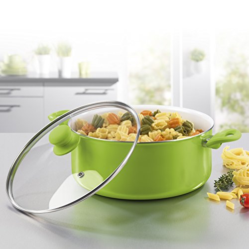 BRATmaxx Dampfgartopf 5in1 28cm limegreen ( Für Alle Herdarten Geeignet, Spülmaschinengeeignet ) - 3