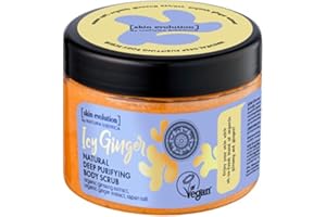 Cosmética mujer de la marca Natura Siberica: exfoliante para cuidado corporal, Skin Evolution exfoliante corporal Purificante Icy Ginger (300 mililitros)