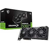 MSI GeForce RTX 5060 TI 8GB Shadow 3X OC CLASSIC GDDR7 128Bit DX12 Gaming (Oyuncu) Ekran Kartı