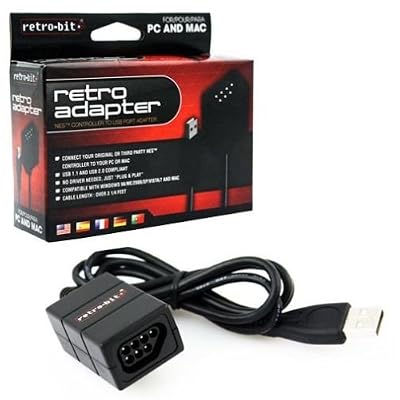 retro-bit Adaptateur USB de manette Nintendo NES sur PC-MAC