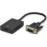 PrimeX PX-1250 VGA to HDMI Full HD G&ouml;r&uuml;nt&uuml; &Ccedil;evirici Aparat, Analog Erkek to Hdmi Dişi Aktif D&ouml;n&uuml;şt&uuml;r&uuml;c&uuml;, PC Laptop Notebook V
