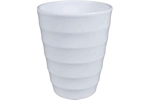 innaGLAS Pot à orchidée, céramique, Blanc, 17cm, Ø14cm - Pot Fleurs/Pot céramique