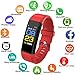 Produktbild Fitness Tracker, LIGE Pulsmesser Smart Armband Activity Tracker Bluetooth Schrittzähler mit Schlaf Monitor Outdoor Sportarten Wasserdicht Fitness Uhr für Android & iOS Smartphones Bluetooth-Verbindung