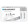 BLAUPUNKT AAA alkaline batteries, pack of 8, best for wall clocks, TV remote controls, LR03BPO/8CB