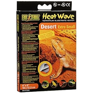 Exo Terra PT2028 Heat Wave Substratheizung für Wüstenterrarien, 4 W