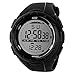 Skmei Sports Digital Black Dial Watch with Stopwatch, Alarm For Men and Boys - 1025BLK RS.594.00