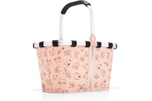 reisenthel carrybag XS Kids Einkaufskorb 33,5 x 18 x 19,5 cm / 5 l/Cats and Dogs Rose