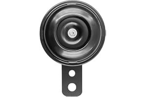 Yerleomit Motorrad Hupe Universal Hörner 6V 3A 105dB, Signalhorn Hupe Wasserdicht Rund Lautsprecher Kleine Hupe für Motorrad Roller Motorrad Dreirad Pocket Bikes