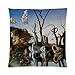 Custom Salvador Dali Art Work,World Famous Painting Throw Pillow Case Cushion Cover 16x16 Inch - Twin Sides Printing