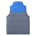 Bienzoe Baby Infant Zip Quilted Sleeveless Warm Cotton-padded Vest blue Size 12M