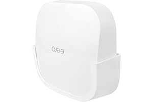 UIQELYS Soporte de pared sin tornillos para Eero Pro 6 WiFi, soporte adhesivo VHB, soporte adhesivo fuerte, sin herramientas, sin perforaciones, sin agujeros (paquete de 1)
