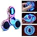 Produktbild Longruner Spinner Fidget LED Lights Finger Toys Lots of Modes Flashing Light up EDC Fidget Toys Perfect for Child Adult Helps Anti-Anxiety Focusing Boredom Stress Reducer High Speed (Colorful)