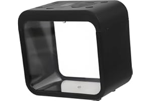 Hohopeti Mini Fish Tank with Light Transparent Fish Breeding Box for Betta and Goldfish Compact Design for Home Decor and Centerpieces High Transparency for Easy Observation