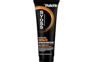 Syoss Palette Intense Repair Balsamo Deep Care 250ml, Balsamo ristrutturante capelli con 9% Protein-Care-Complex che ripara le fibre in profondità, Prodotti per capelli secchi e danneggiati
