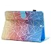 Produktbild Sansee Tablette Leder Kasten Abdeckung für Samsung Galaxy Tab S3 T820 / T825 Mit Schlaf Aufwecken Falten Gemaltes-4868 (Samsung Galaxy Tab S3 T820 /T825, C)