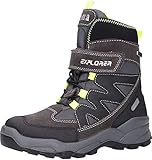 Kinder Bama Teens 49362 Jungen Stiefel Dunkelgrau, EU 38