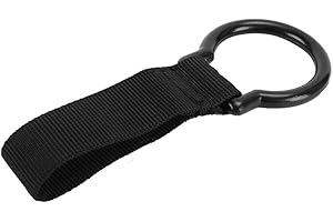 DONGKER Anello Torcia Elettrica,Supporto Cintura in Nylon per Torcia C-Cell da 4 cm di Diametro