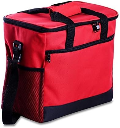 Insulation bags, PULNDA Insulated Lunch Bag&Cooler Bag - Keep Food Drinks Cool or Warm (Red)
