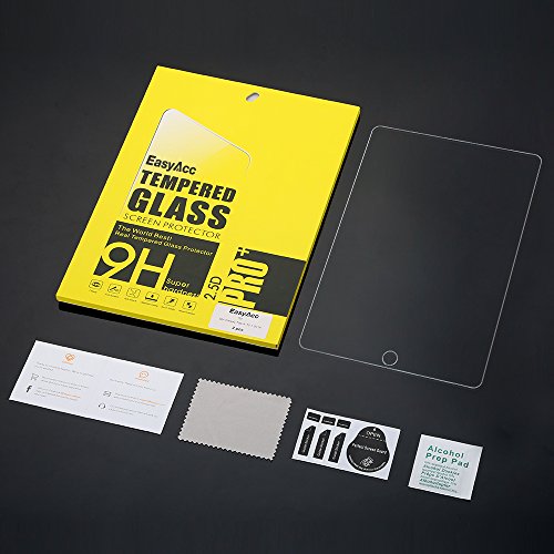 EasyAcc New iPad 9.7/ iPad Pro 9.7/ iPad Air 2/ iPad Air Schutzfolie, Klar Anti-Kratz 9H Hardness Glas Folie Panzerfolie Displayschutz – New iPad 9.7/ iPad Pro 9.7/ iPad Air 2/ iPad Air Gehärtetem Glas - 7