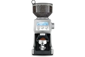 Sage - The Smart Grinder Pro - Conical Burr Coffee Grinder - Programmable, Automatic - 450g Coffee Bean Capacity, 60 Precise Grind Settings - Brushed Stainless Steel