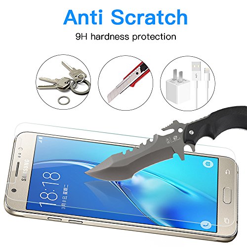 2 Stück Galaxy J5 2016 Glas Folie Schutzfolie Panzerfolie Displayschutzfolie,Yica 9H Hartglas Glasfolie Displayschutzglas Display Folie Screen Protector für Samsung Galaxy J5 2016 - 5