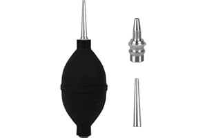 KUNKA 1Stück -Air Mover Luftgebläse- Weichgummi-Luftgebläse -Kaffeemühle Reinigung -Gebläse Kaffeepulver -Pneumatische Filter Reinigung Werkzeug Gebläse (Schwarz)