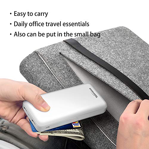 Caricabatterie-Portatile-Topmate-Power-Bank-20000mAh-Batteria-Esterna-con-Input-e-Output-di-Tipo-C-Design-in-Fibra-di-Carbonio-per-Cellulare-e-Alcuni-Laptop-Bianco
