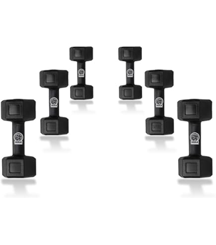Paire D'haltères Hexagonaux Endless 2 Kg (2x4,4 Lb) – Revêtement Caoutchouc, Poignée Ergonomique, Pour Muscu Et Fitness à La Maison Ou à La Salle
