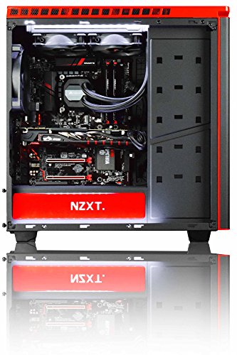 VIBOX Armageddon RM580-899 Komplett-PC Paket Gaming PC – 3,8GHz Intel i5 Quad Core CPU, Radeon RX 480, leistungsfähig, Wassergekühlter Desktop Gamer Computer mit Spielgutschein, 28″ 4K Monitor, Gamer Tastatur & Mouse, lebenslange Garantie* (3,4GHz (3,8GHz Turbo) Superschneller Intel i5 7500 Kabylake Quad 4-Core Prozessor CPU, MSI AMD Radeon RX 480 8GB Grafikkarte, 16GB Team 3000MHz DDR4 RAM, 240GB SSD, 2TB Festplatte, Corsair H100i GTX Wasserkühler, Ohne Windows Betriebssystem) - 5