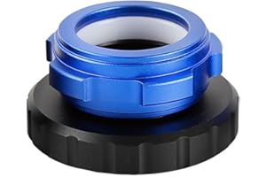 Hasaller Astronomisches Teleskop Okular Koaxialschloss Adapter M42 auf 1,25 Zoll Mount Adapter Koaxialschloss Astronomisches Teleskop Okular Schnittstelle Astronomie Teleskop Zubehör (M42 auf 1,63,5