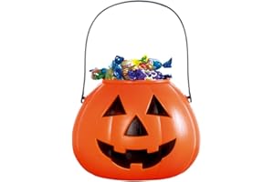 Rubies- Calabaza Portacaramelos Naranja Porta Caramelos, Color, Talla única (S7146)