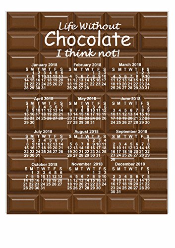 Price comparison product image Life without Chocolate - 2018 calendar Mouse mat