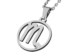 ZENSE - Ciondolo Zodiaco dello Scorpione per uomo ZP0241 - Con catena 51 cm