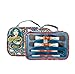 Retro Wonder Woman Cosmetics Brush Set In Wash Bag