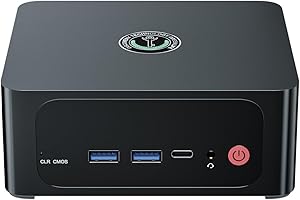 TRIGKEY Mini PC Ryzen7 7840HS (hasta 5,1 GHz, 8C/16T), 32G DDR5 500G SSD, Mini computadora de Escritorio S7 Pro Equipada con AMD Radeom 780M 12core 2700MHz, DP, HDMI, USB4.0, WiFi-6, BT5.2, LAN 2.5G