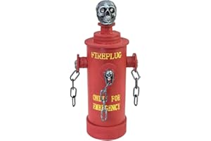 EUROPALMS Halloween Feuerhydrant, 28x13x13cm | Animierter Hydrant mit Licht- Sound-, und Bewegungseffekten