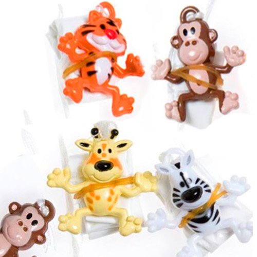 German Trendseller® - 8 x Fallschirmspringer ┃ NEU ┃ Safari Tiere ┃ Fallschirm ┃ Kindergeburtstag ┃ Mitgebsel